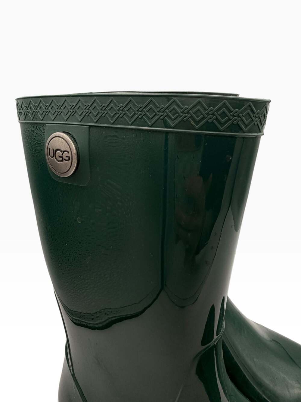UGG Sienna Waterproof Rubber Rain Boots Pine Green Size Women's - Picture 2 of 11